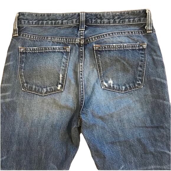 J Crew Distressed Broken In Boyfriend Jeans sz 24 - Picture 2 of 7